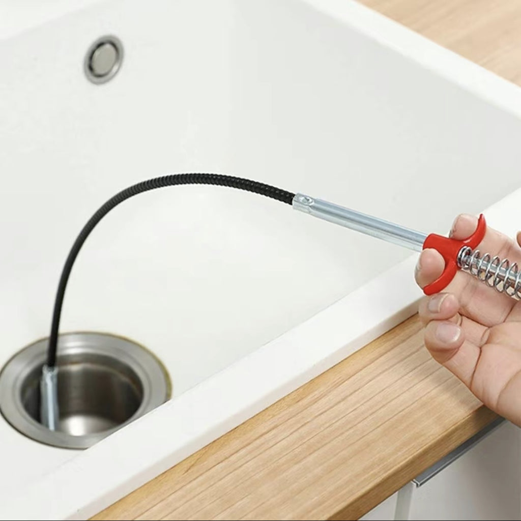 “Drain Snake Tool – Instantly Unclog Your Sink & Shower in Seconds 🚿🔥”
